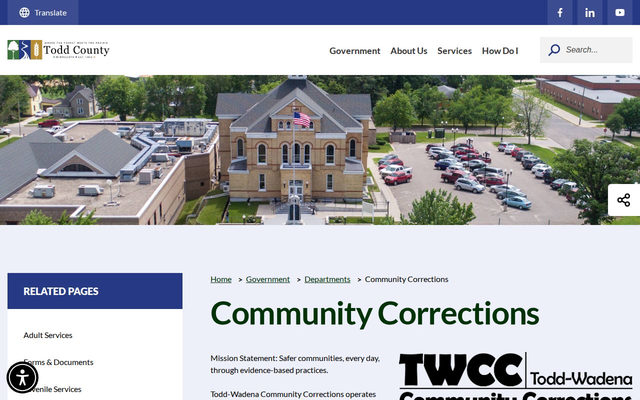 Todd-Wadena supervision office for county releases